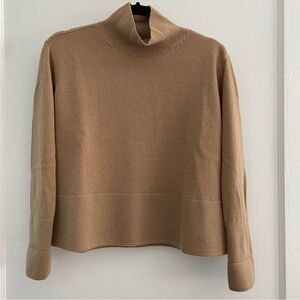Everlane tan cashmere turtleneck